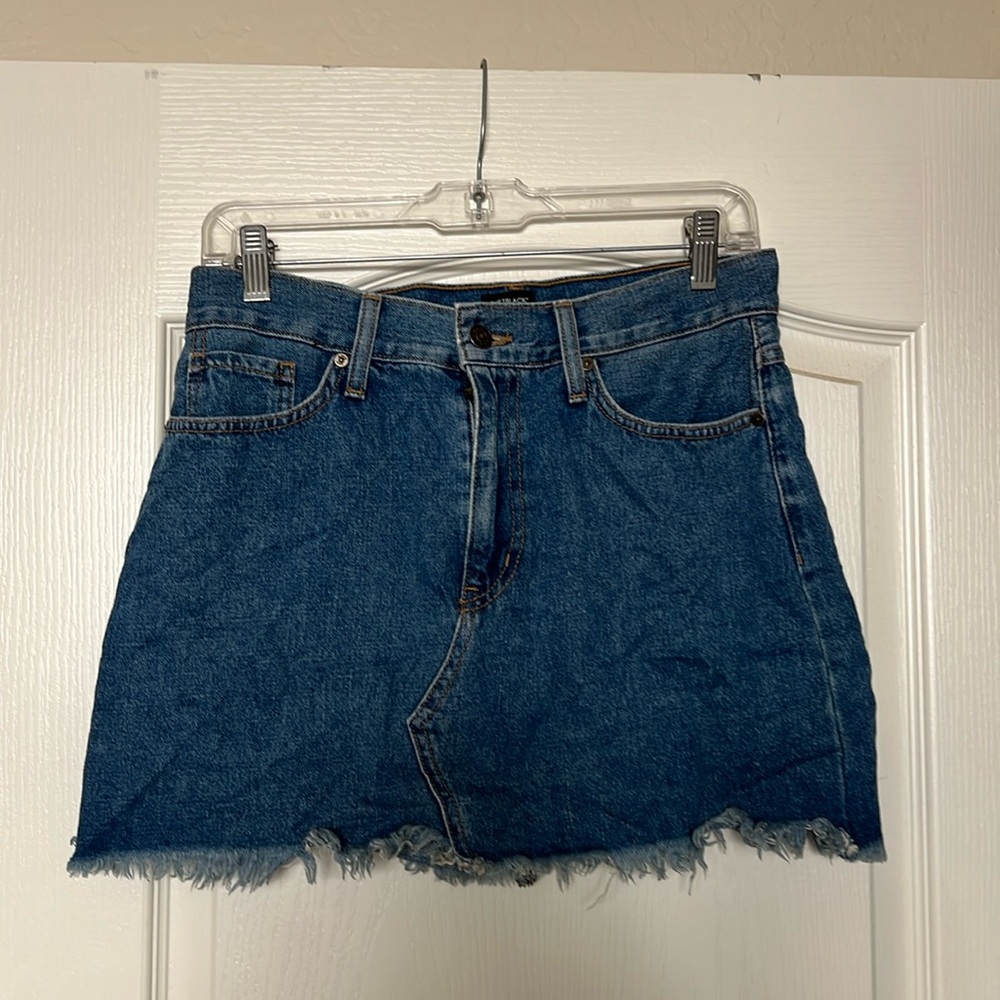 Denim mini skirt